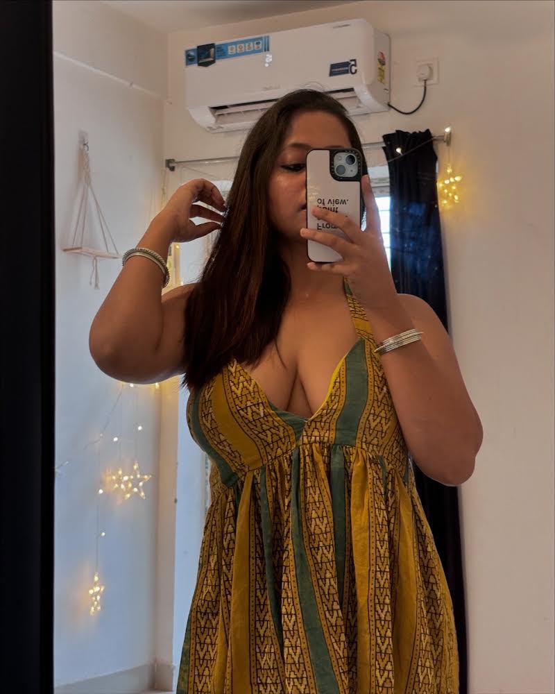 Yellow Green Ajrakh Top