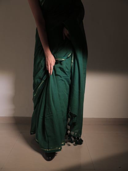 Komal Saree Blouse Set [Green]