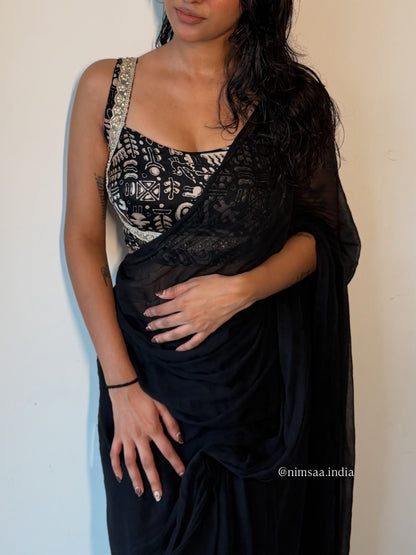 Mashooqa saree blouse set