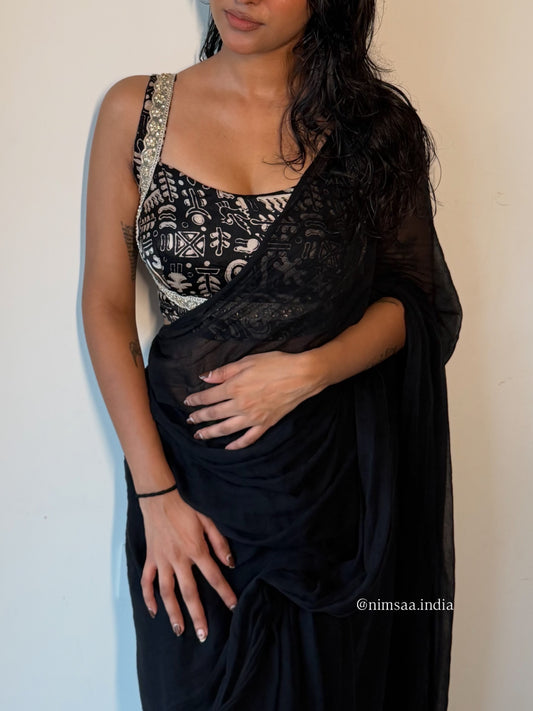 Mashooqa saree blouse set