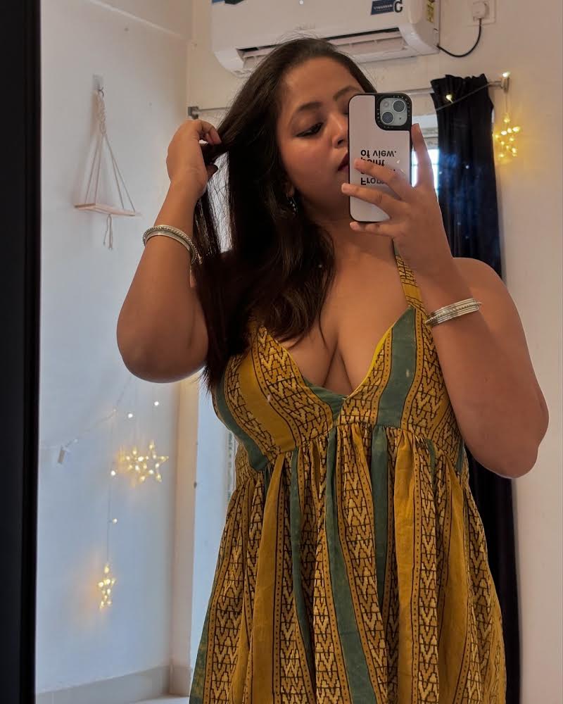 Yellow Green Ajrakh Top