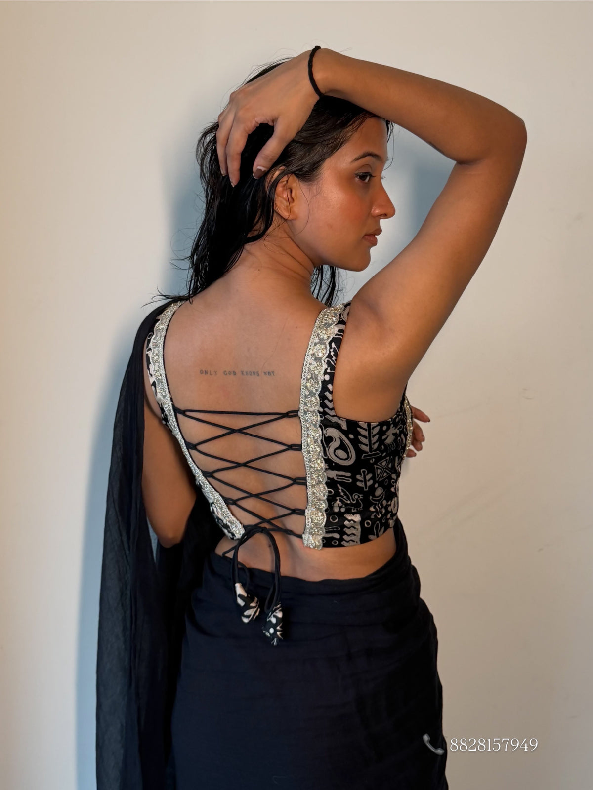 Mashooqa saree blouse set