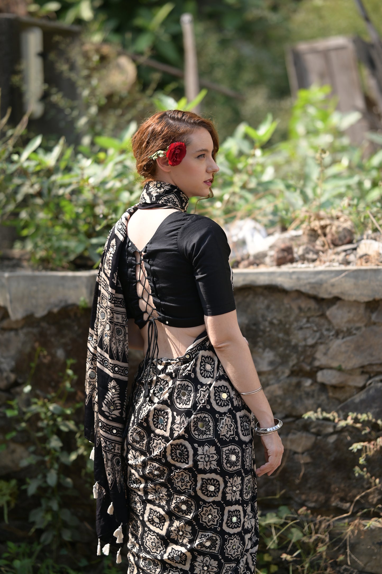 Sheesha mirror blouse