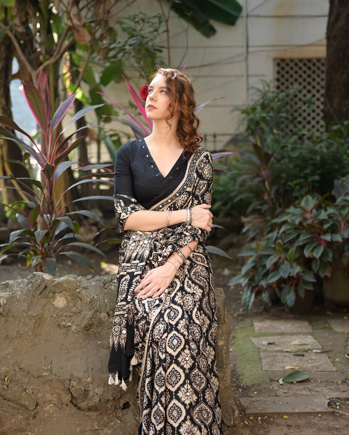 Sheesha mirror blouse