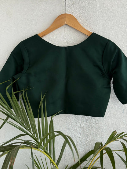 Shanaya Green Elbow Sleeves