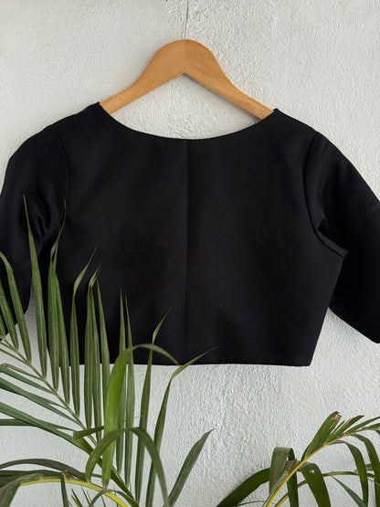 Shanaya Black Elbow Sleeves