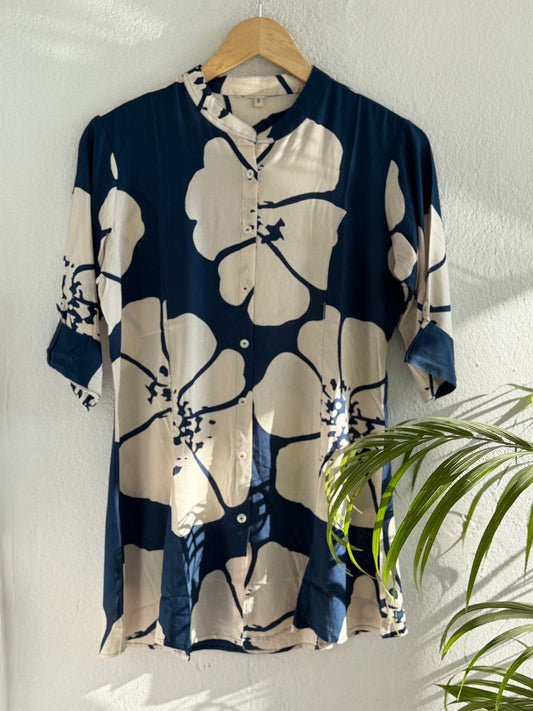 Indigo Bloom Kurti