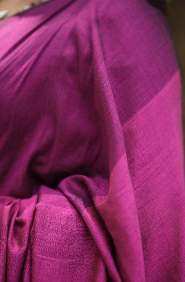 “Tarini” Pink Saree with Stitched Blouse (combo set)