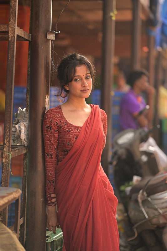 Veera Brick Rust Combo set [ Taking pre-orders, dispatch starts at 25th Dec 2025]