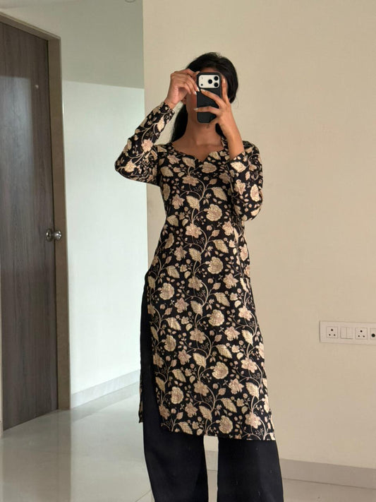 "Siya" Blockprint Cotton Kurti