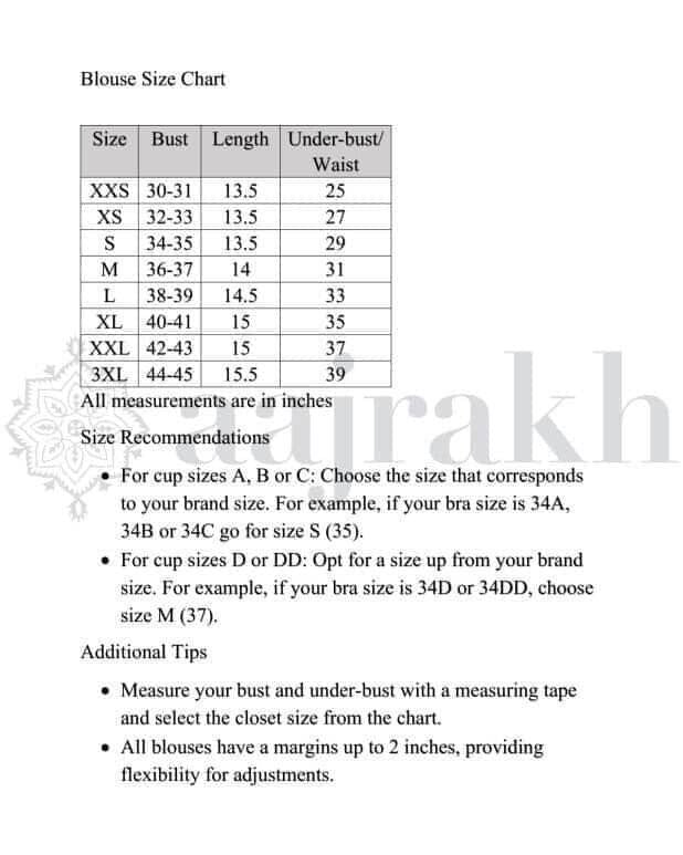 Kalaa Ajrakh Saree Corset Set (Pre-Order)