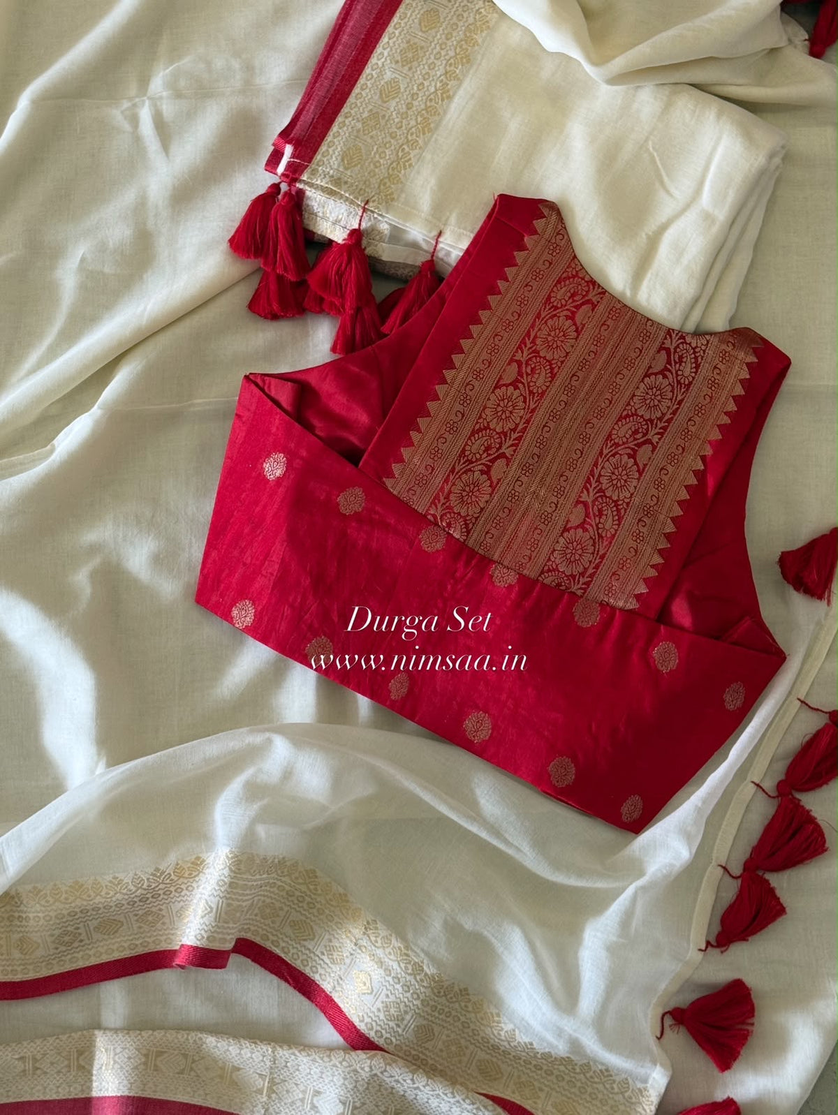 Durga Saree Blouse Set [Dispatch Starts: 5th October, 2026]